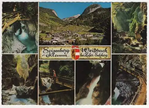 [Ansichtskarte] AUSTRIA -  Weißbach bei Lofer - Seisenberg-Klamm. 