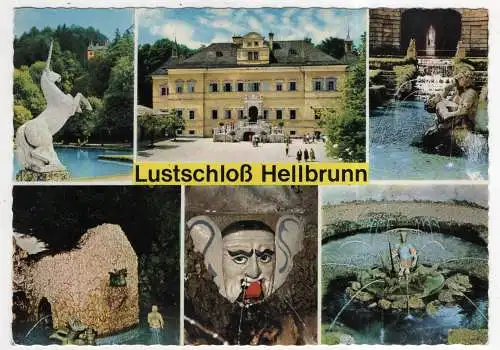 [Ansichtskarte] AUSTRIA -  Lustschloß Hellbrunn. 