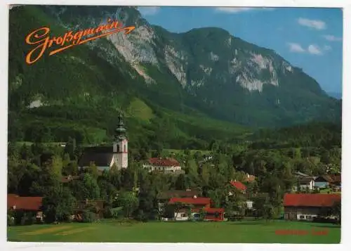 [Ansichtskarte] AUSTRIA -  Großgmain bei Salzburg im Hintergrund Untersberg. 