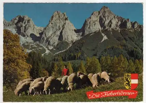 [Ansichtskarte] AUSTRIA - Pfarrwerfen - die Fieberhörner im Tennengebirge. 