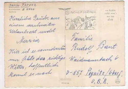 [Ansichtskarte] AUSTRIA -  Bischofshofen - Missionshaus St. Rupert. 