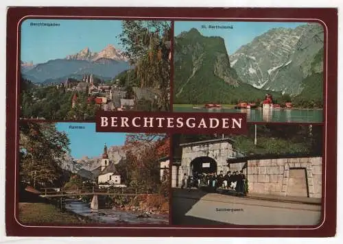 [Ansichtskarte] GERMANY - Berchtesgaden mit Watzmann. 