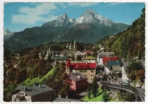 [Ansichtskarte] GERMANY - Berchtesgaden mit Watzmann. 