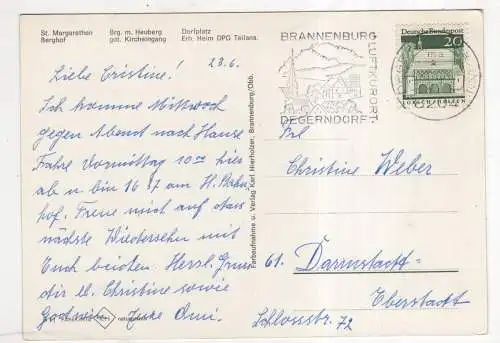 [Ansichtskarte] GERMANY - Brannenburg - Degerndorf. 