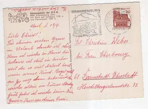 [Ansichtskarte] GERMANY - Brannenburg / Inn - Erholungsheim der D. P. G. 