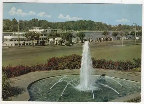 [Ansichtskarte] GERMANY - Königswinter am Rhein - Springbrunnen - Kuranlagen. 