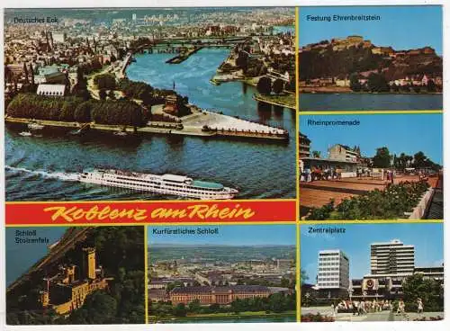 [Ansichtskarte] GERMANY - Koblenz am Rhein. 