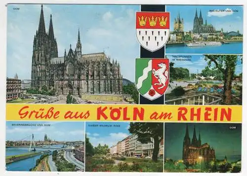 [Ansichtskarte] GERMANY - Köln am Rhein. 