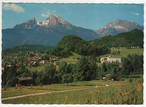 [Ansichtskarte] GERMANY - Berchtesgaden mit Watzmann und Hochkalter. 