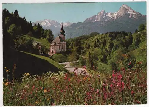 [Ansichtskarte] GERMANY - Maria Gern mit Watzmann. 