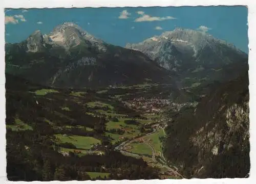 [Ansichtskarte] GERMANY - Berchtesgaden mit Watzmann und Hochkalter. 