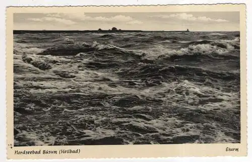 [Ansichtskarte] GERMANY - Büsum - Sturm. 