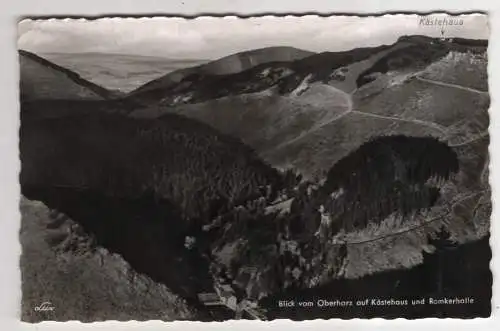 [Ansichtskarte] GERMANY - Blick vom Oberharz auf Kästehaus und Romkerhalle. 