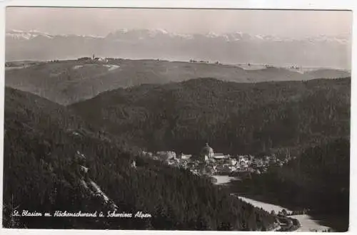 [Ansichtskarte] GERMANY -  St. Blasien m. Höchenschwand u. Schweizer Alpen. 