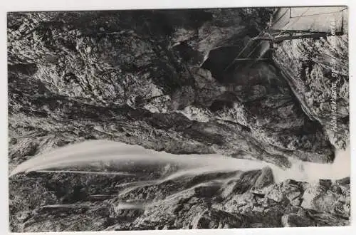 [Ansichtskarte] GERMANY - Höllentalklamm - großer Wasserfall. 