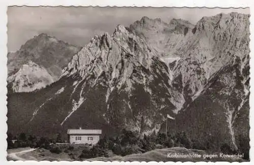 [Ansichtskarte] GERMANY - Korbianhütte gegen Karwendel. 