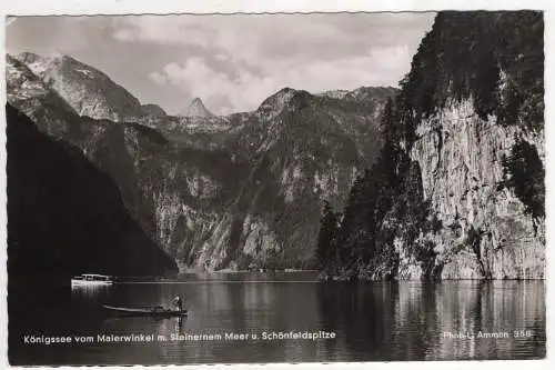 [Ansichtskarte] GERMANY - Königssee vom Malerwinkel m. Steinernem Meer u. Schönfeldspitze. 