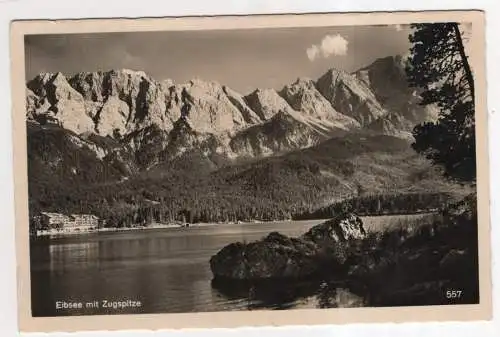 [Ansichtskarte] GERMANY -  Eibsee mit Zugspitze. 