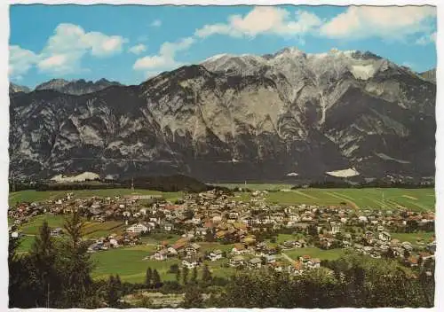 [Ansichtskarte] AUSTRIA - Götzens mit Solstein und Karwendelgebirge. 