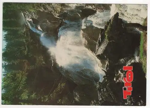 [Ansichtskarte] AUSTRIA -  Schraubenwasserfall in Hintertux. 