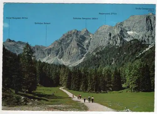 [Ansichtskarte] AUSTRIA -  Stubaital - Am Weg in die Schlicker Alm. 