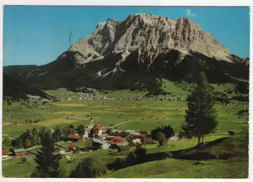 [Ansichtskarte] AUSTRIA - Lermoos mit Zugspitze. 