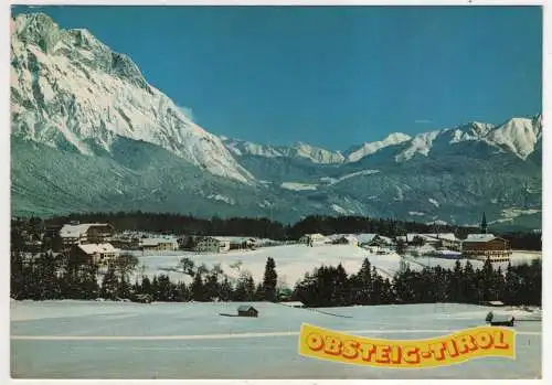 [Ansichtskarte] AUSTRIA - Obsteig - Mieminger Plateau. 