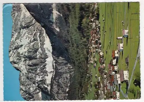 [Ansichtskarte] AUSTRIA - Ehrwald mit Mieminger Gebirge. 