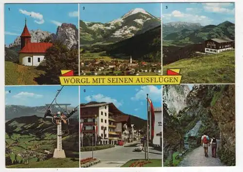 [Ansichtskarte] AUSTRIA - Wörgl mit seinen Ausflügen. 