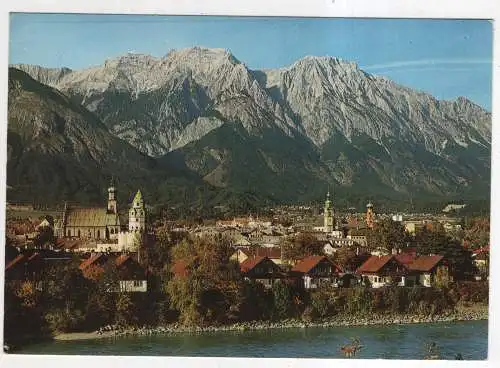 [Ansichtskarte] AUSTRIA - Hall in Tirol mit Bettelwurf. 