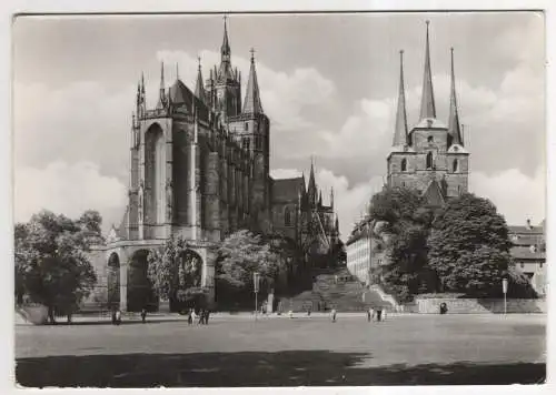 [Ansichtskarte] GERMANY - Erfurt - Dom und Severikirche. 