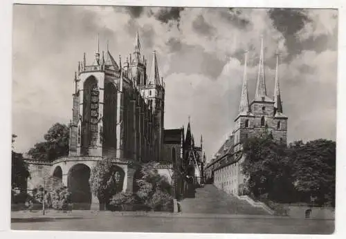 [Ansichtskarte] GERMANY - Erfurt - Dom und Severikirche. 