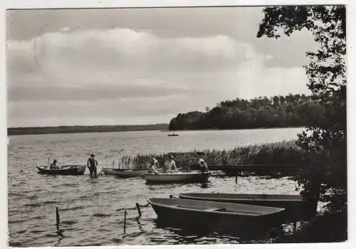 [Ansichtskarte] GERMANY - Userin - Ortsteil Zwenzow - Am Großen Labussee. 