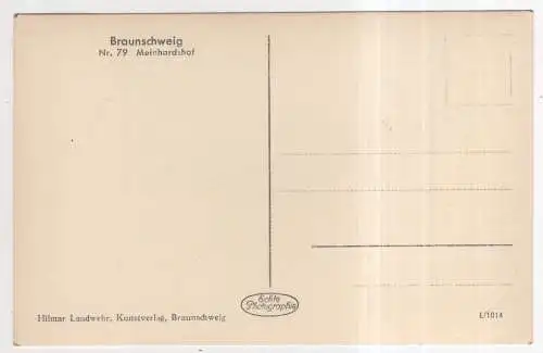 [Ansichtskarte] GERMANY - Braunschweig - Meinhardshof. 