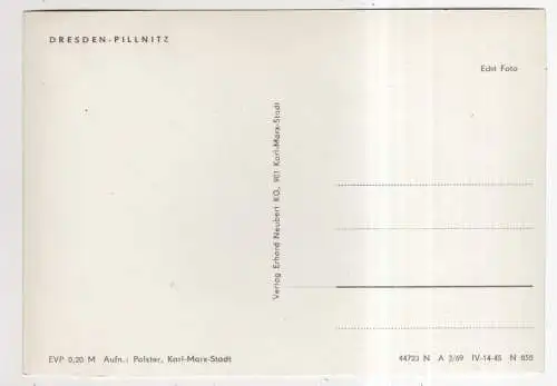 [Ansichtskarte] GERMANY - Dresden - Pillnitz. 