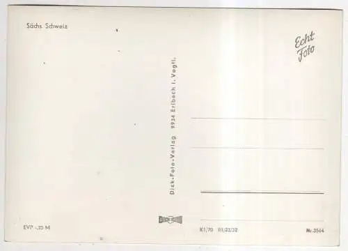 [Ansichtskarte] GERMANY - Amselfall / Sächsische Schweiz. 