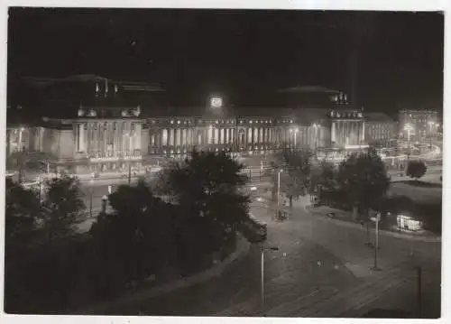 [Ansichtskarte] GERMANY - Leipzig - Hauptbahnhof. 