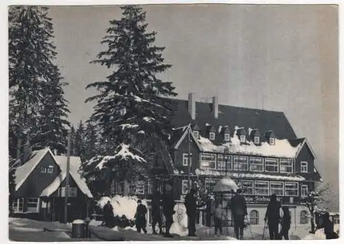 [Ansichtskarte] GERMANY - Winterurlauber in Oberbärenburg. 