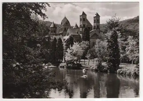 [Ansichtskarte] GERMANY - Maria Laach - Abteikirche - Blick vom Schwanenweiher. 