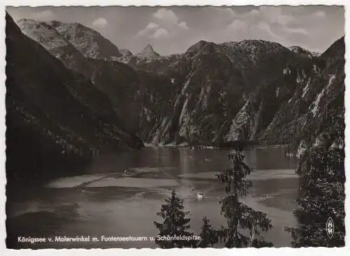 [Ansichtskarte] GERMANY - Blick v. Malerwinkel m. Funtenseetauern u. Schönfeldspitze. 