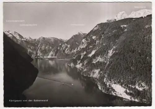 [Ansichtskarte] GERMANY - Königsee von der Rabenwand. 