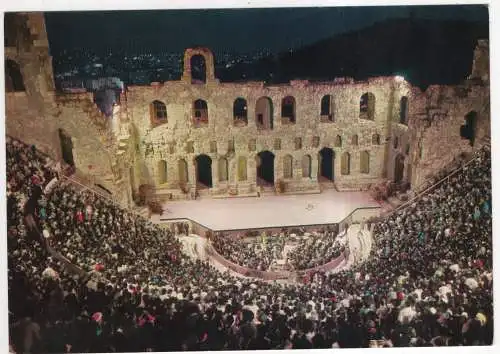 [Ansichtskarte] GREECE -  Athen - das Odeon des Herodes Atticus. 