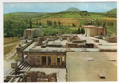 [Ansichtskarte] GREECE -  Palast von Knossos - Gesamtansicht des ersten Stockwerkes (Piano Nobile) des Westflügels. 