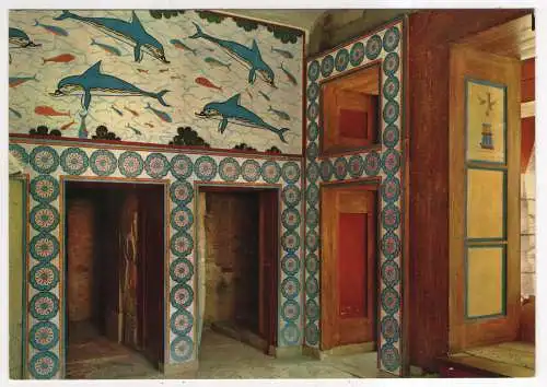 [Ansichtskarte] GREECE -  Knossos - Die Wohnung der Königin. 