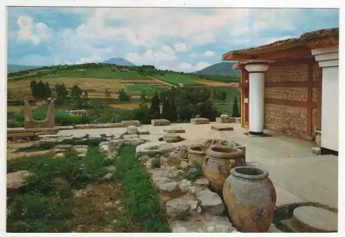 [Ansichtskarte] GREECE -  Knossos - Südpropyläum - Teilansicht. 