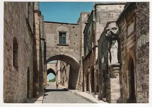 [Ansichtskarte] GREECE - Rhodos - Die Rittergasse. 