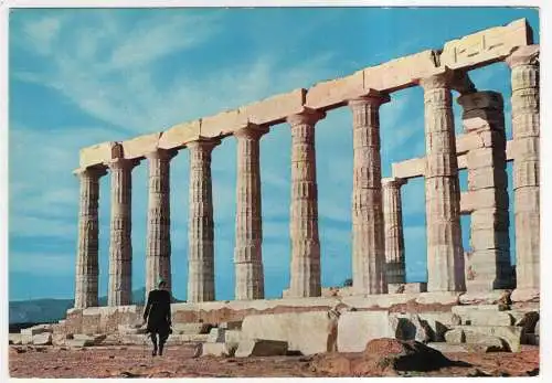 [Ansichtskarte] GREECE - Sounion - Tempel von Poseidon. 