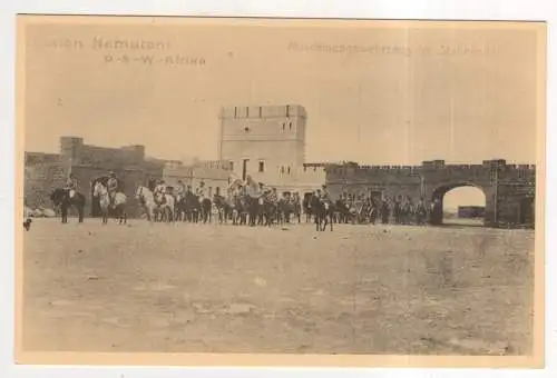 [Ansichtskarte] Deutsch-Südwest-Afrika - Station Namutoni - moderne Reproduktion aus Swakopmund / Namibia. 