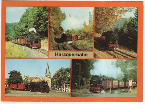 [Ansichtskarte] EISENBAHN - Harzquerbahn. 