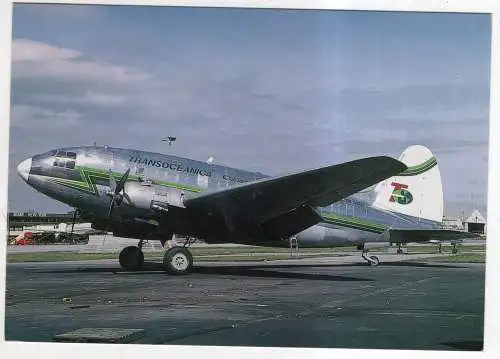 [Ansichtskarte] FLUGZEUG - Transoceanica Columbia - Curtiss C-46 at Bogota. 